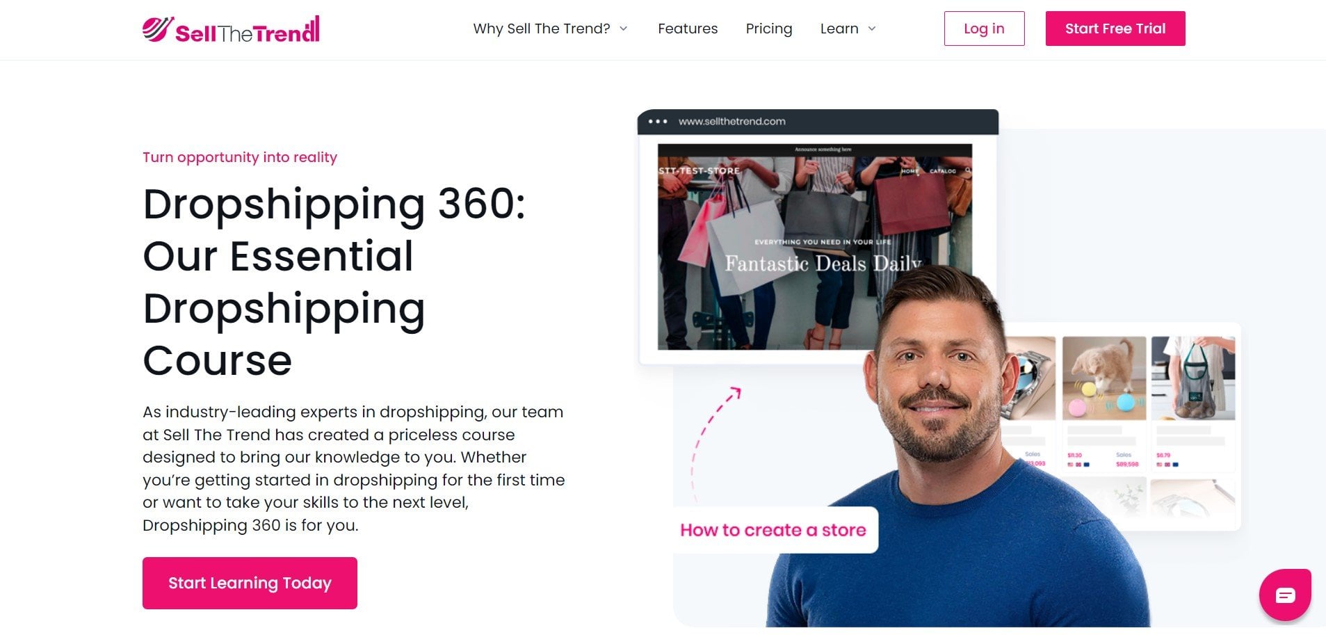 Side for Dropshipping 360-kurs