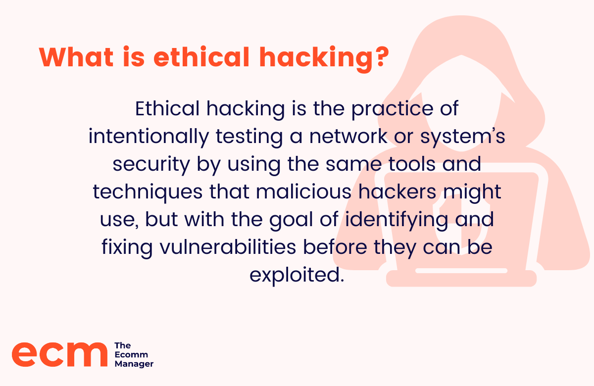 Infografik zu ethischem Hacking und sicherer Zahlungsabwicklung