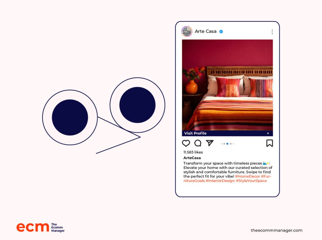 Arte Casa-opslag på Instagram