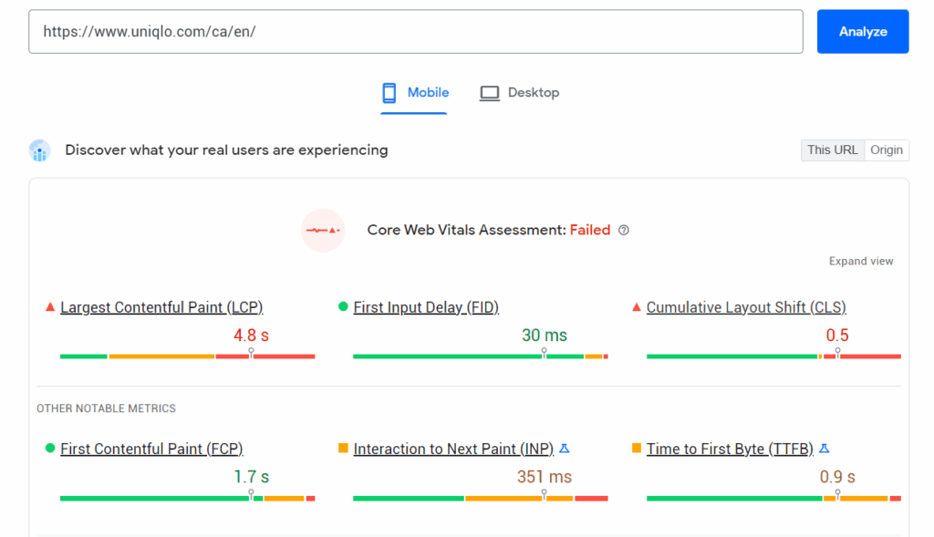 mobilhastighed google pagespeed insights
