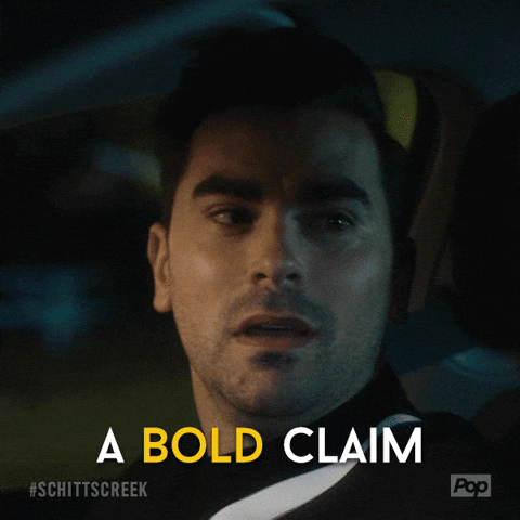 gif med en dristig påstand