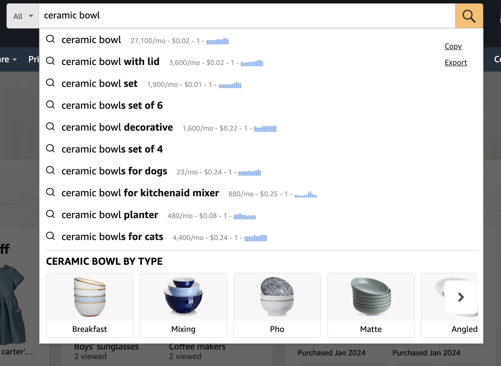 amazon autocorrect keyword research