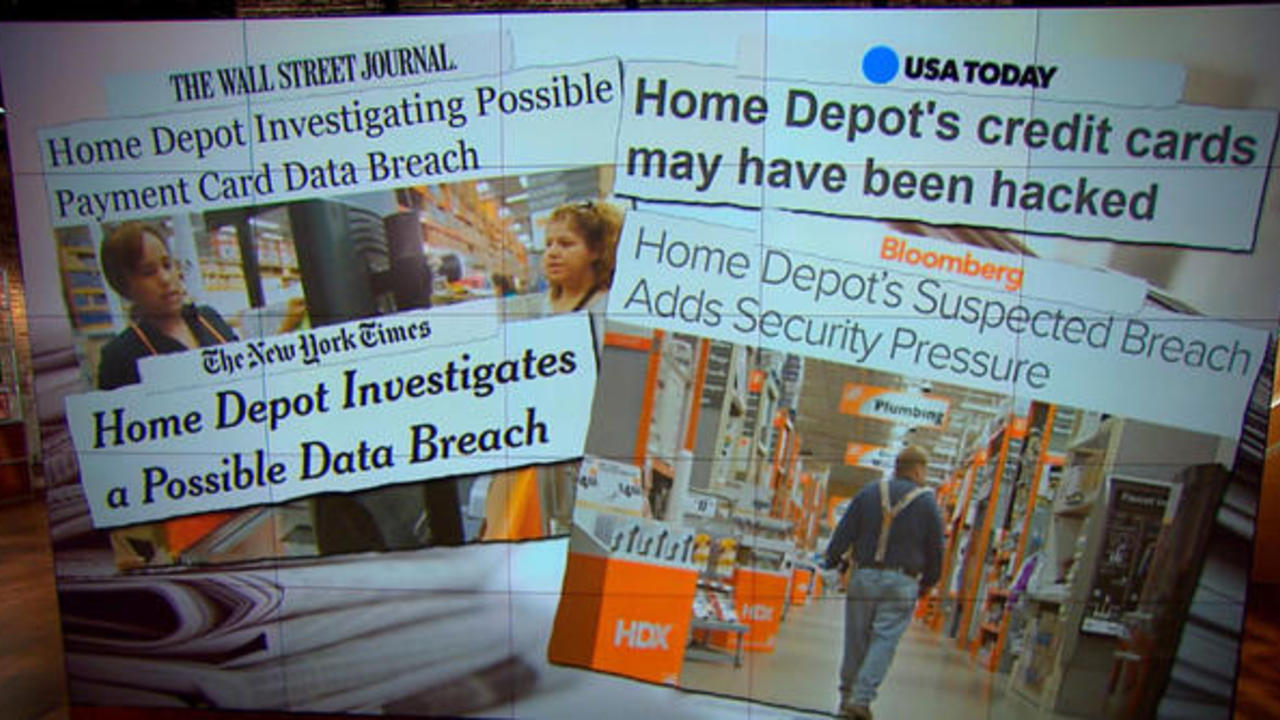 cbs news screenshot home depot hack