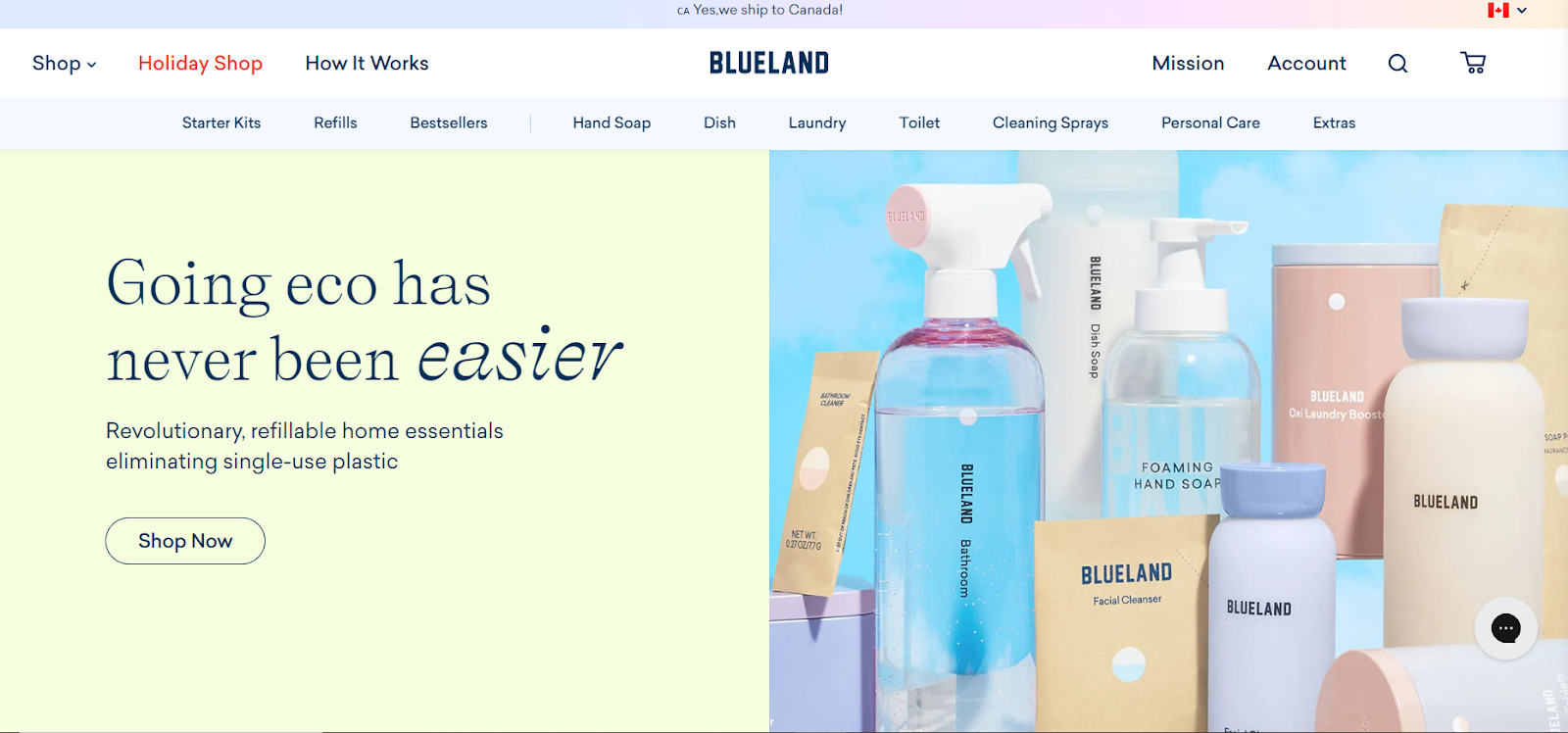 screenshot di Blueland