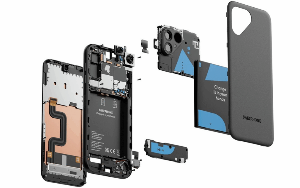 modulær oppbygning av Fairphone