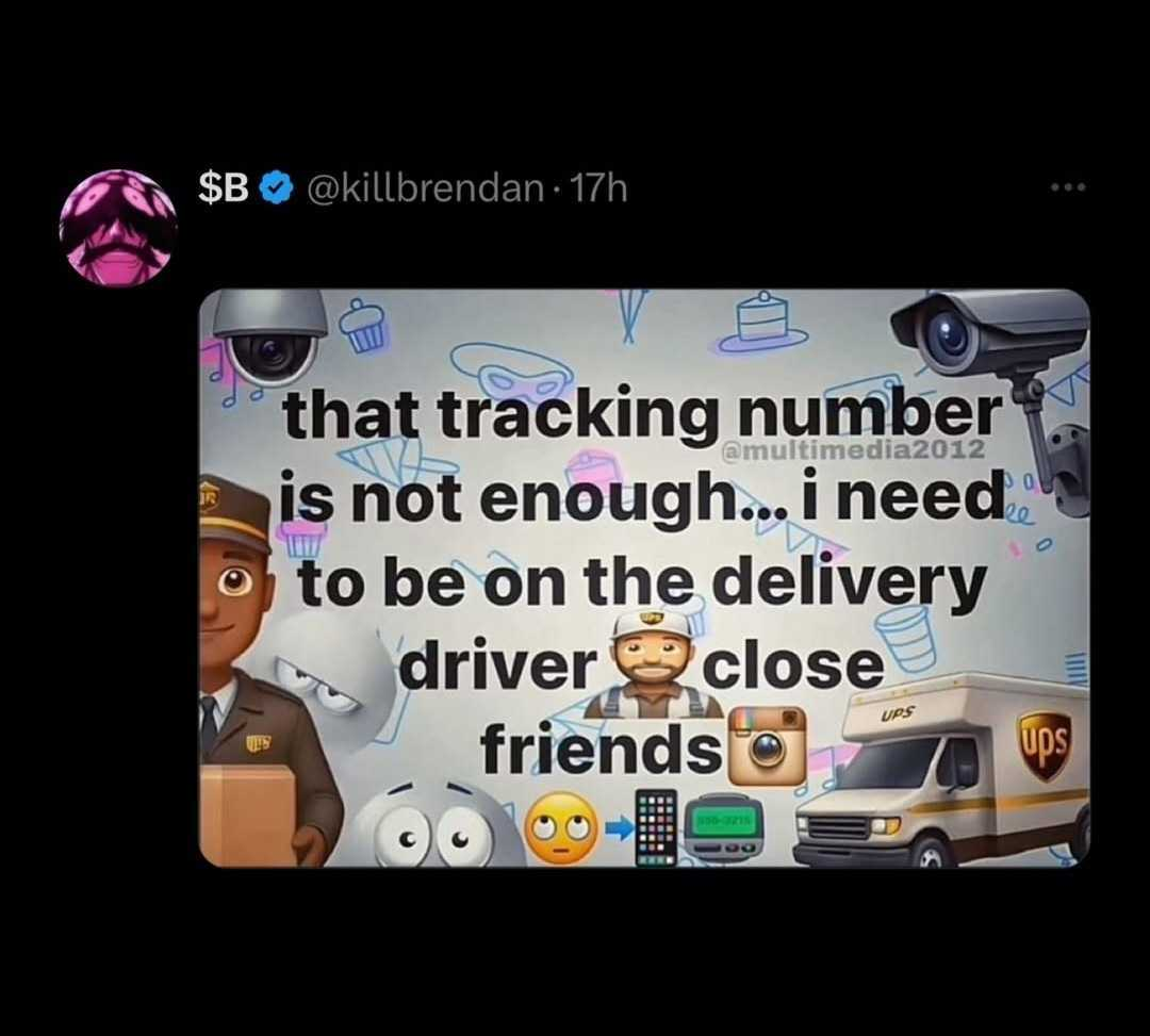 Skærmbillede af @killbrendans opslag