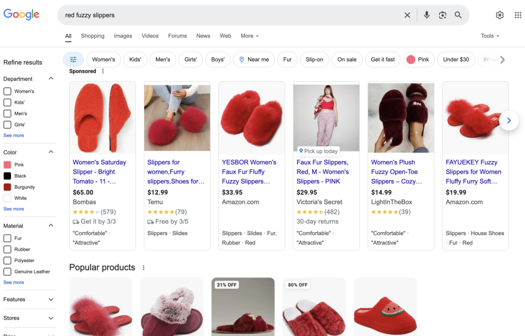 google-søgning efter røde lodne hjemmesko sådan vokser du din virksomhed online