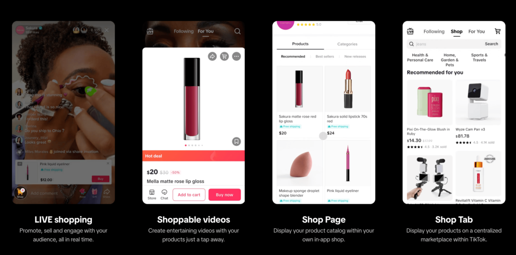 zakupy na żywo w TikTok Shop