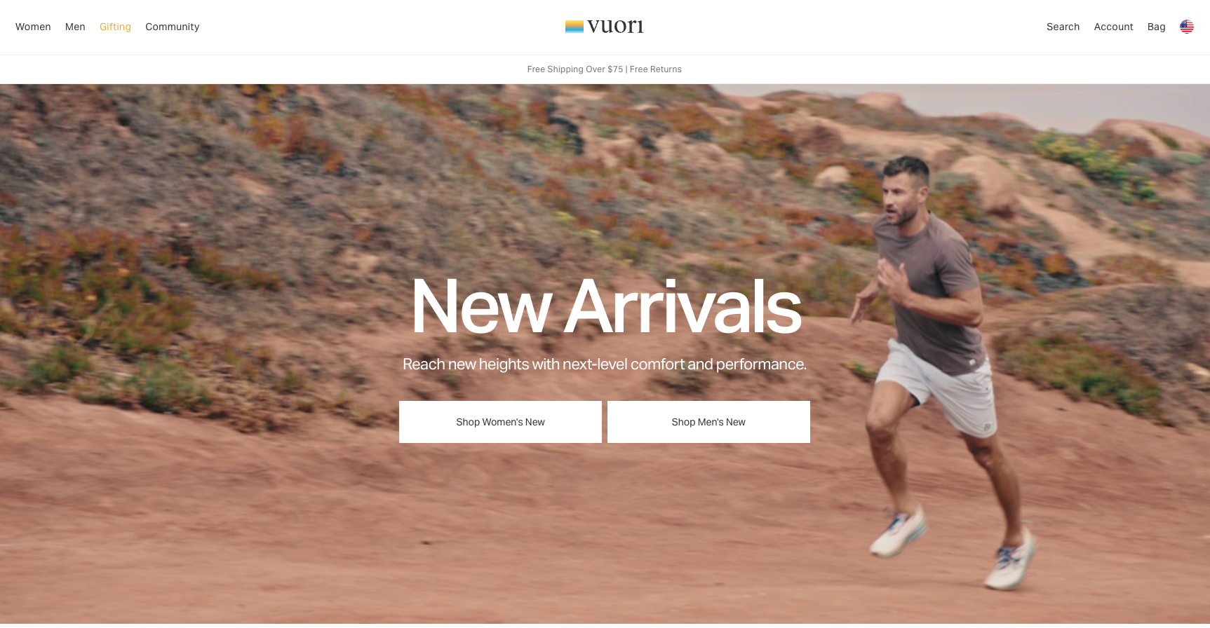 vuori dtc brand b2c