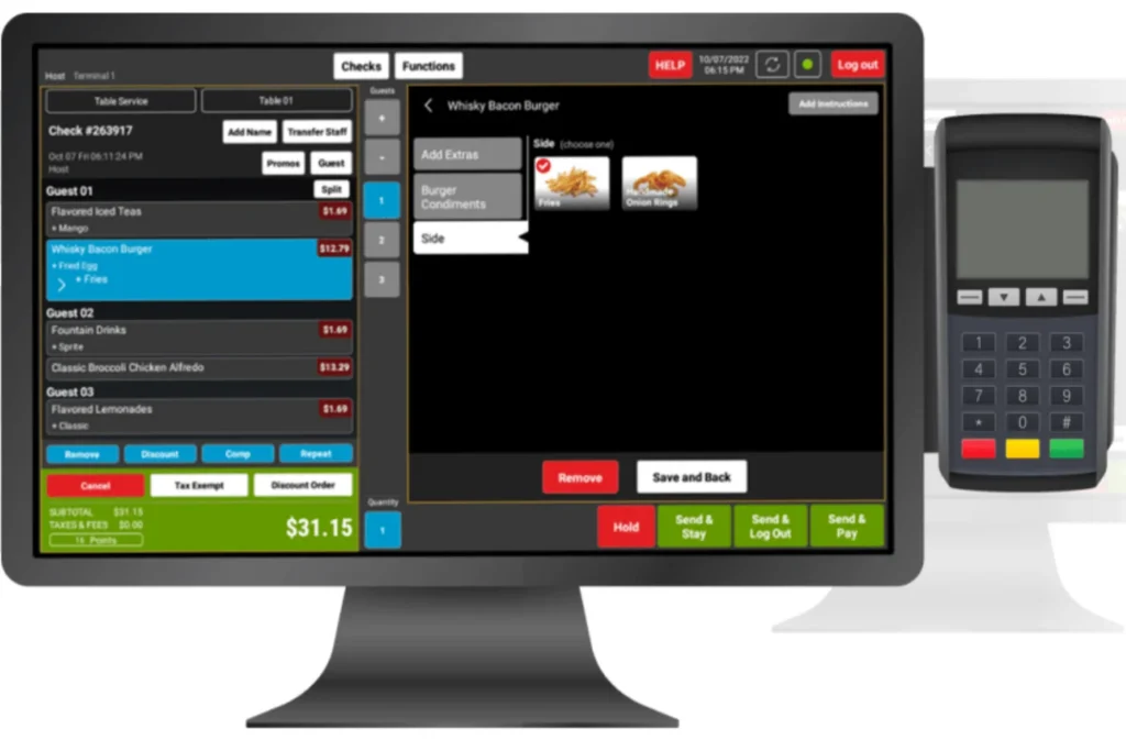Trays selvbetjente POS-kiosk