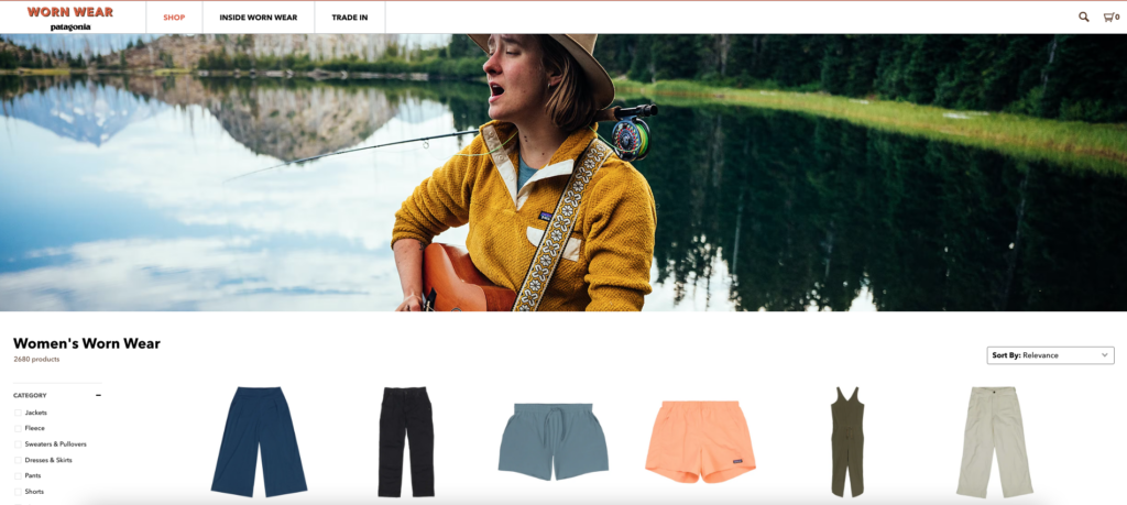 skærmbillede af worn wear